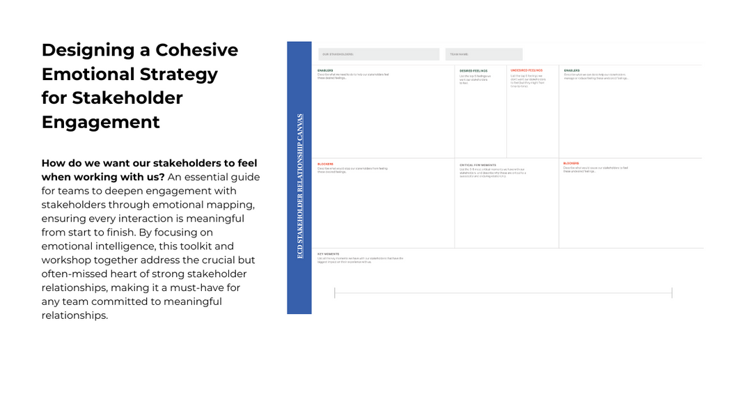 ECD Stakeholder Relationship Canvas - Printed